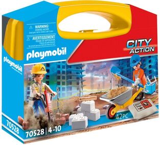Playmobil City Action Maxi Βαλιτσάκι Τεχνικά Έργα - 70528