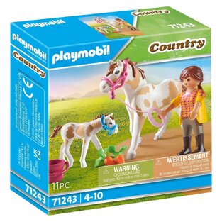 Playmobil Country Αναβάτρια Με Άλογο Και Πουλάρι - 71243