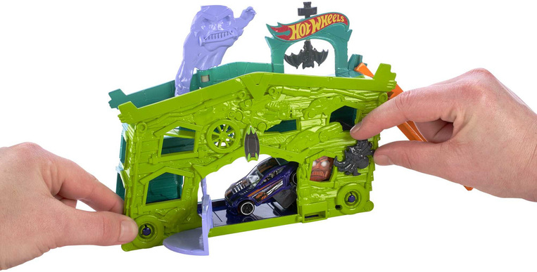 Hot Wheels City Αναδιπλούμενη Πίστα Ghost Garage - FJN38