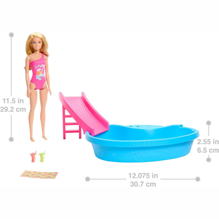Barbie Εξωτική Πισίνα Με Κούκλα - HRJ74