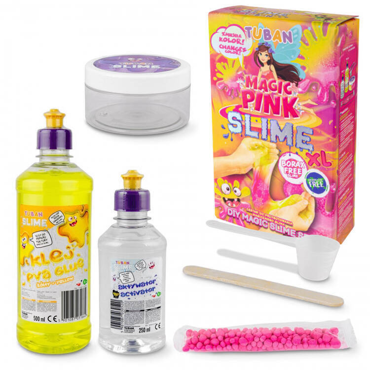 Tuban Κατασκευή DIY Slime Σετ Magic Pink XL - TU3569