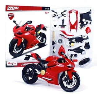 Maisto 1:12 Assembly Line Ducati Monster 1200 Diecast Vehicle - 48/39193