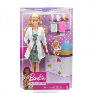 Barbie Doctor Γιατρός Ξανθιά Κούκλα - GVK03