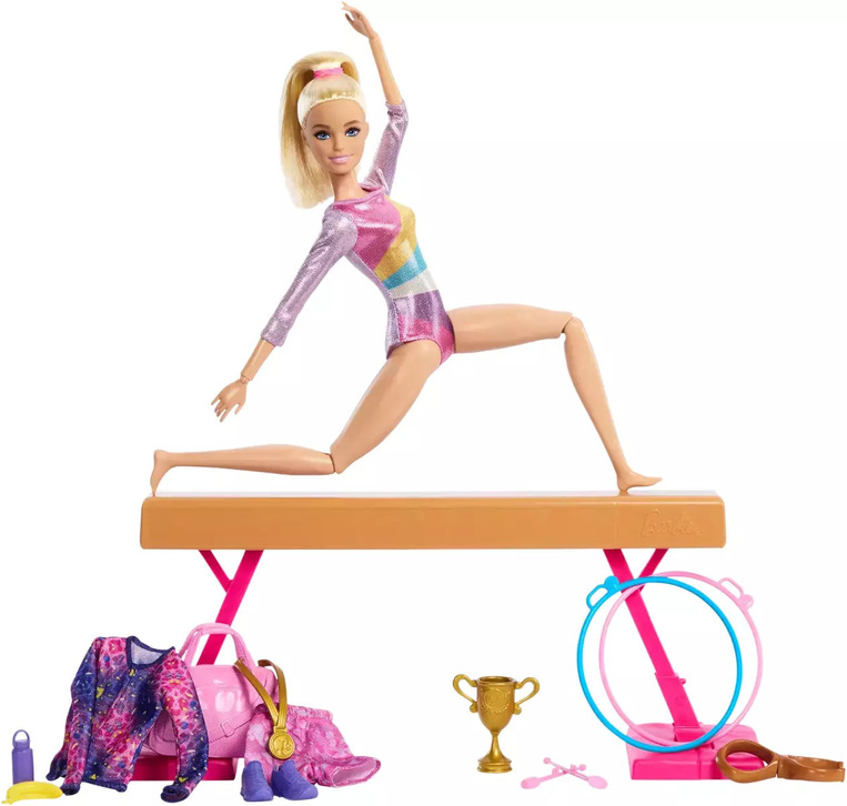 Παιχνιδολαμπάδα Barbie Αθλήτρια Ενόργανης Γυμναστικής - HRG52L