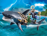 Playmobil Pirates Πειρατής Με Γιγαντιαίο Καρχαρία - 71793
