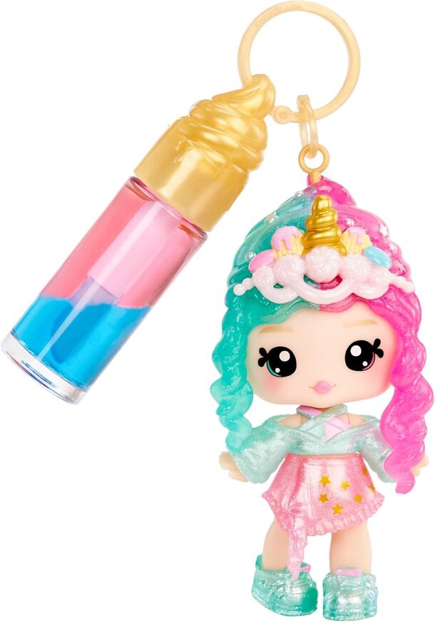 Yummiland Lip Gloss Doll: Mystery Color Change - Phoebe Frappe - 546085EUC