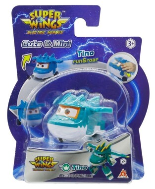 Super Wings Electric Heroes Stunt & Pull Tino - 780130-6