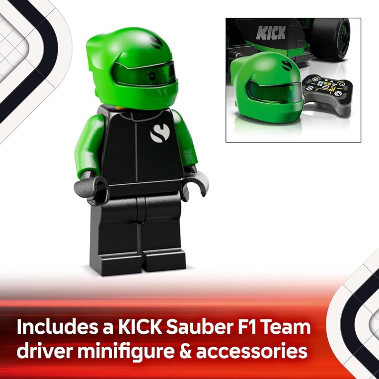 Lego Speed Champions Kick Sauber F1® Team C44 Race Car 