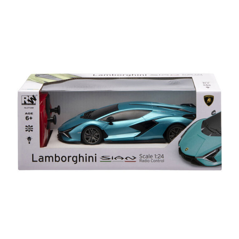 Τηλεκατευθυνόμενο Street Cars 1:24 Lamborghini Sian Γαλάζιο - 27124M