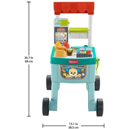 Fisher Price Εκπαιδευτικό Καροτσάκι-Περπατούρα 4 Σε 1 - JLM95