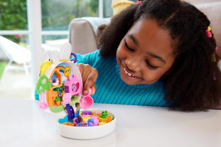 Polly Pocket Flower Garden Bunny Compact - HKV36