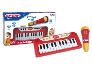 Bontempi Mini Ηλεκτρονιό Αρμόνικα 24 Πλήκτρων Με Μικρόφωνο - 602101