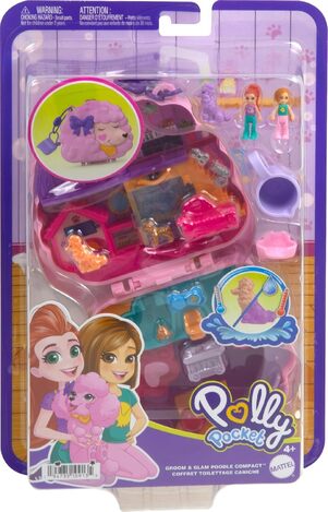 Polly Pocket Groom And Glam Poodle Compact - HKV35