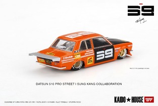 Mini GT Kaido House Datsun 510 Pro Street SK510 Orange  1:64 - MGTKHMG004