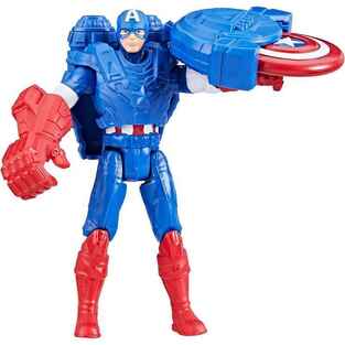 Marvel Avengers Epic Hero Series Battle Gear Captain America 10 Cm - F9341
