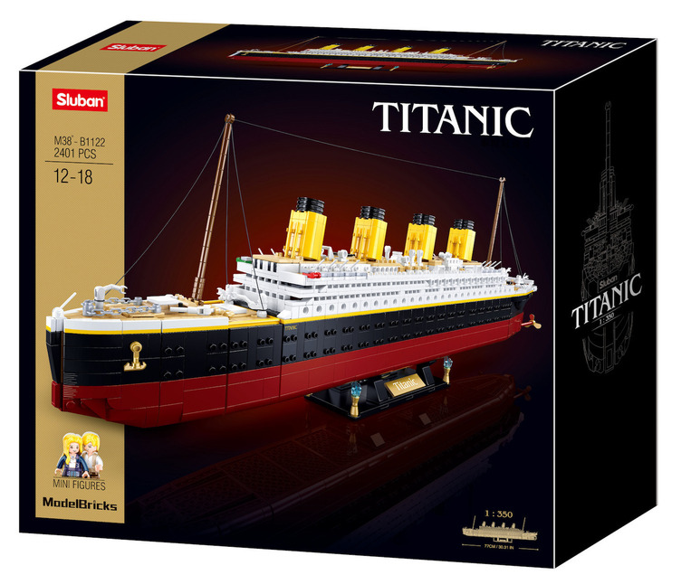 Sluban - Titanic Extra Large Building Set 1:350 - M38-B1122