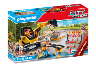 Playmobil City Action Εργασίες Οδοποιίας - 71045
