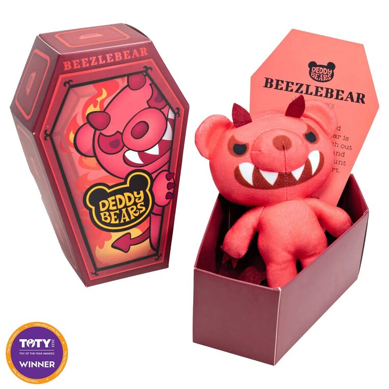 Λούτρινo Deddybears 14 cm Beezlebear Φερετράκι - T-DED-DBD04