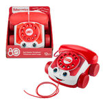 Fisher Price 80 Χρόνια Mattel Συρόμενο Τηλεφωνάκι - JGG97