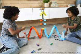 Hot Wheels Πίστα Διπλή Εκτόξευση & Λουπ - GRW39