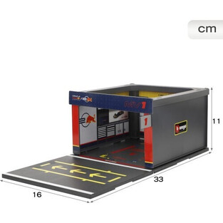 1/43 Burago Formula 1 Race Oracle Red Bull Rb20 Pit Stop Diorama - 18/38453