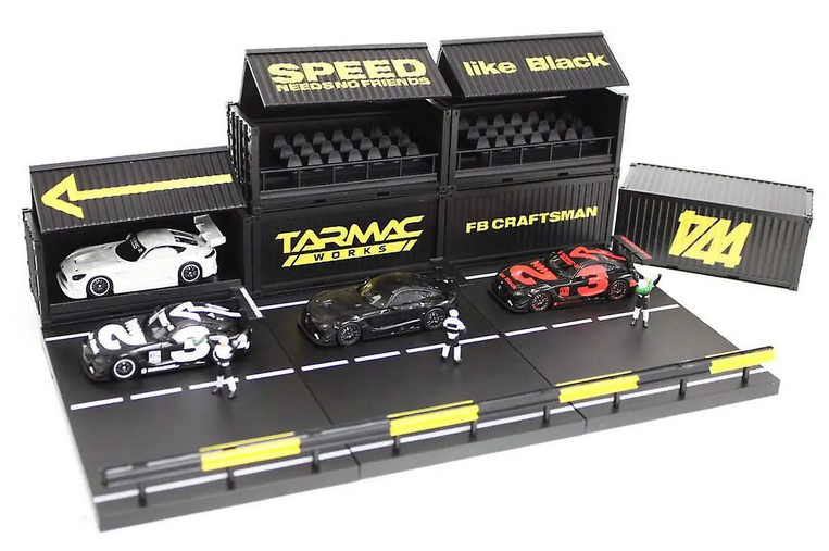 Tarmac Mercedes AMG GT3 Boxset Black Special Edition - T64-008-A4