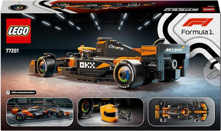 Lego Speed Champions Mclaren F1® Team Mcl38 Race Car 