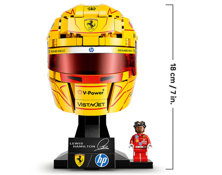 LEGO Editions Scuderia Ferrari HP Lewis Hamilton Helmet - 43022