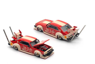 Pop Race Coca Cola Skyline Κaido Racer Bosozoku Style 1/64 PR64-135 - PR640135