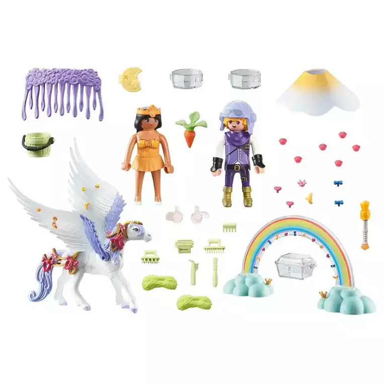 Playmobil Princess Magic Πήγασος και Πριγκίπισσες του Ουράνιου Τόξου - 71361