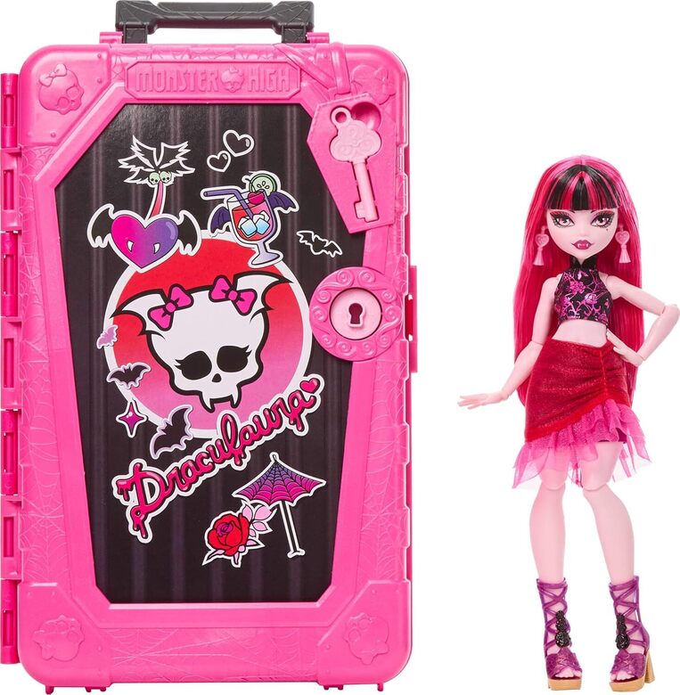 Monster High Skulltimate Secrets: Destination Gore-geous Oasis - Draculaura  Doll - JDR50