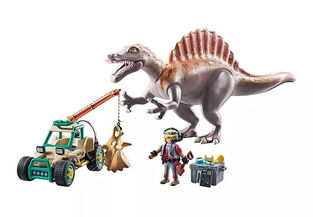 Playmobil Dinos Επίθεση Σπινόσαυρου Στο Εξερευνητικό Όχημα - 71820