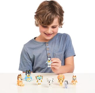 Bluey Heeler Family And Mates 8 Figure Pack - BLUE17199