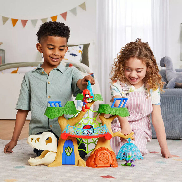 Spidey And His Amazing Friends Dino Webs Playset - F9477