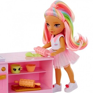 Rainbow High Littles Ζαχαροπλαστείο Mε Κούκλα Kandy - 522058EUC
