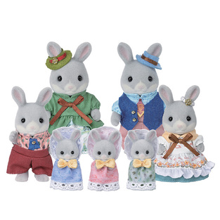 Sylvanian Families Cottontail Rabbit Family Celebration Set - SF5863
