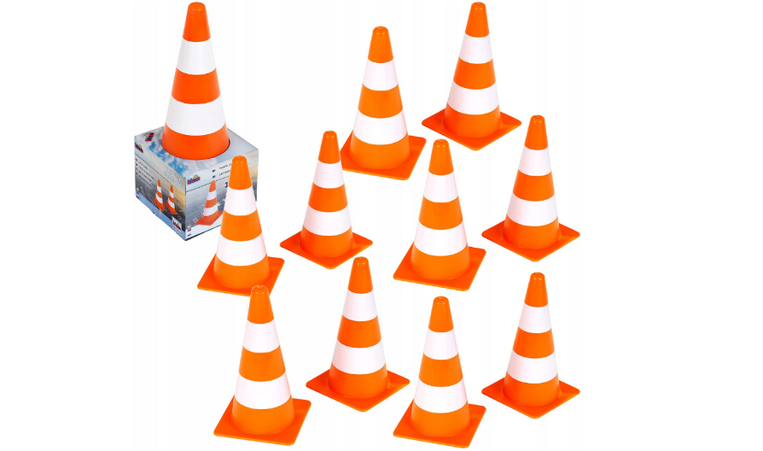 Klein Σετ 10 Σταθερών Πλαστικών Κώνων - KL2946