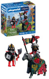 Playmobil Knights Αρχηγός Ιπποτών Δράκων και Πολεμιστής - 72118