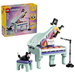LEGO Creator 3 in 1 Music Decor Piano with Cat - 31392