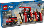 Lego City Fire Station With Fire Truck - 60414