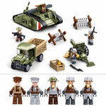 Sluban Army Assault Tank WWII - Mark Vs Set - M38-B1296