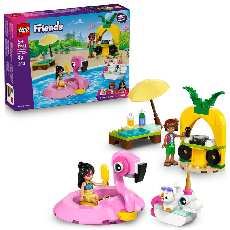 LEGO Friends Unicorn & Flamingo Pool Party - 42658