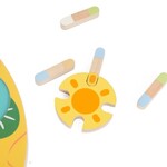 Classic World Ξύλινο Παιχνίδι Λογικής Νούφαρο - C20256