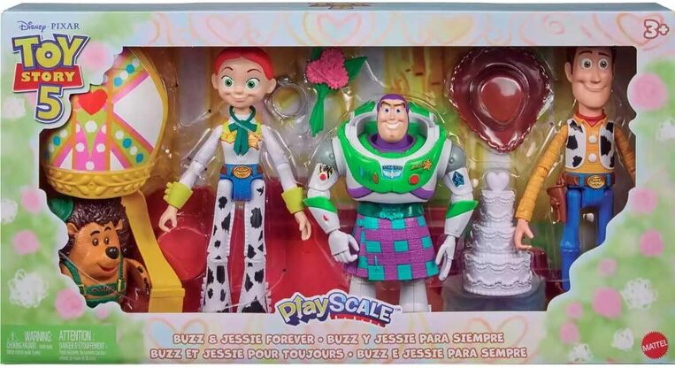 Toy Story 5 Buzz & Jessie Forever Exclusive Action Figure 4-Pack Play Set - JLR72