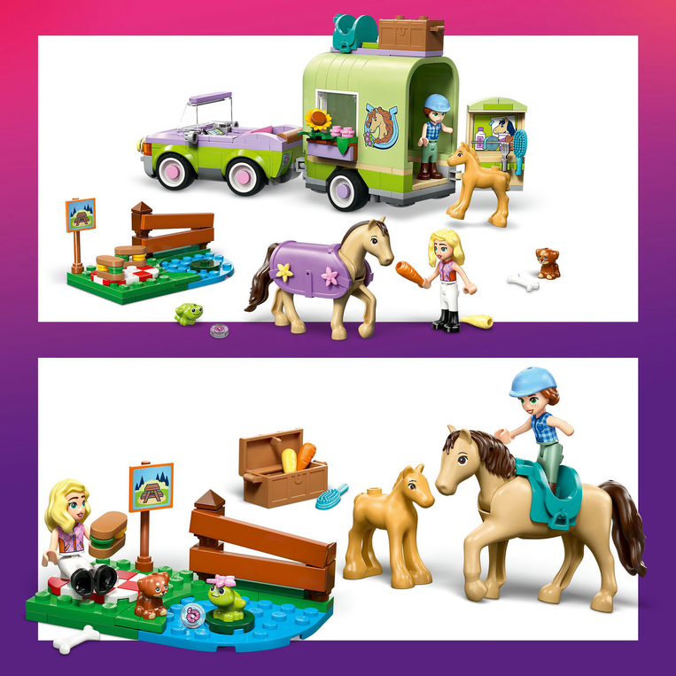 LEGO Friends Horse & Baby Foal Trailer - 42695