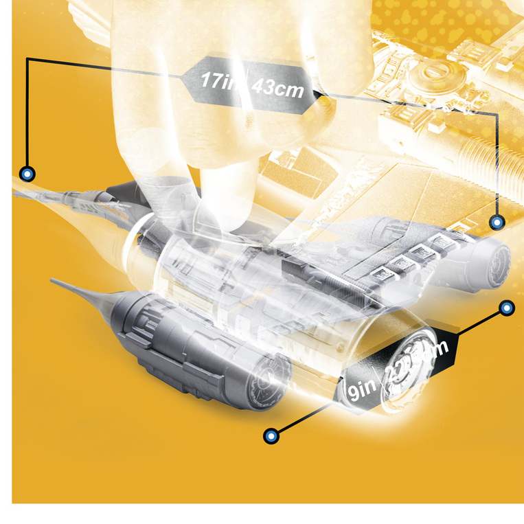 Star Wars Epic Hero Series The Mandalorians N-1 Starfighter - F9950