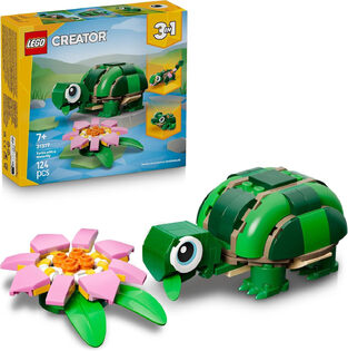 LEGO Creator 3 in 1 Turtle With A Water Lily Flower - 31377