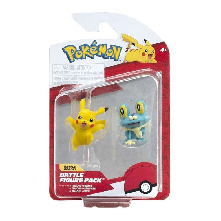 Pokemon: Battle Figures 2-Pack – Pikachu & Froakie - PKW4071