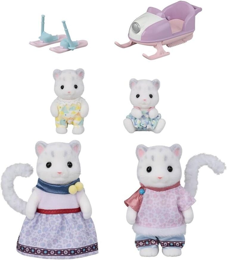 Sylvanian Families Snow Leopard Family - SF5814