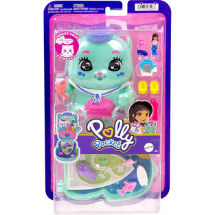 Polly Pocket And Adventures Compact Play Set Kitty Compact - JCR37